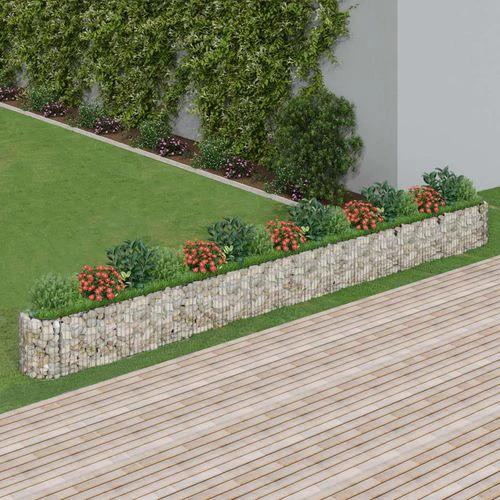 vidaXL vidaXL Gabion Raised Bed Galvanised Iron 120x50x50 cm - Raised Beds