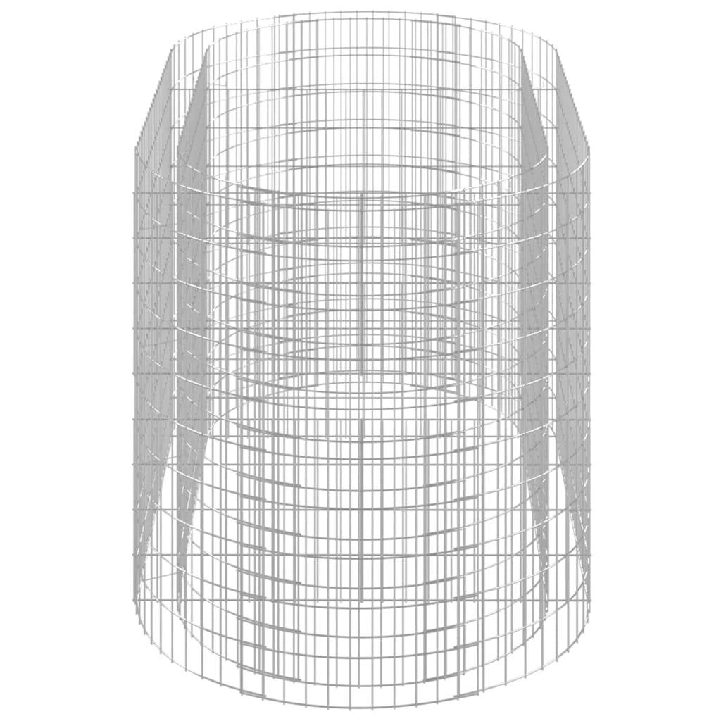 vidaXL Gabion Raised Bed Galvanised Iron 120x50x50 cm by vidaXL