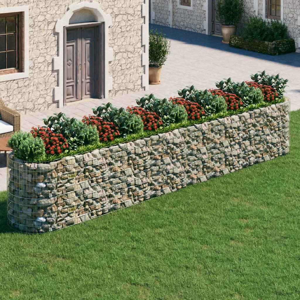 vidaXL Gabion Raised Bed Galvanised Iron 120x50x50 cm by vidaXL