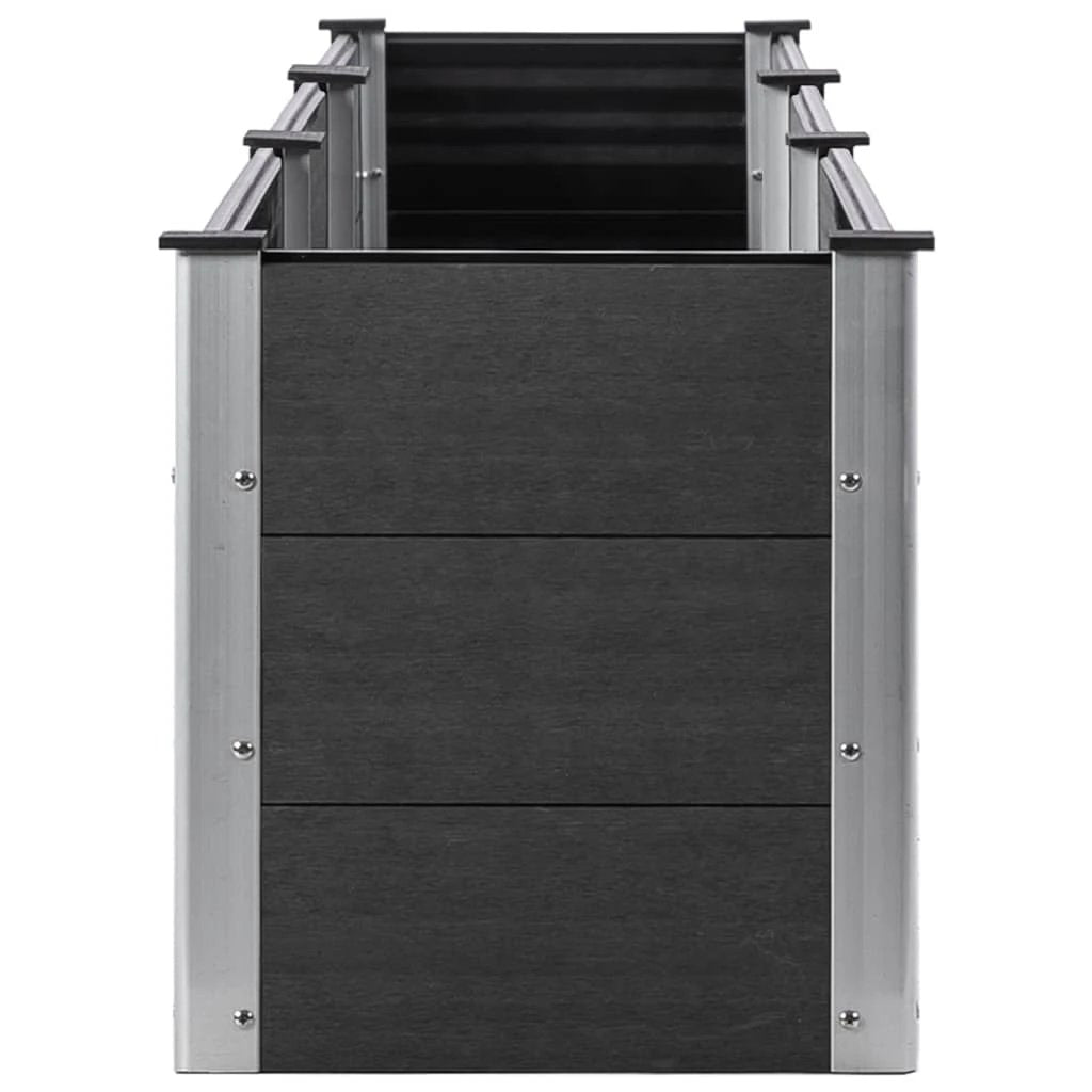 vidaXL vidaXL Garden Raised Bed 200x50x54 cm WPC Grey - Raised Beds