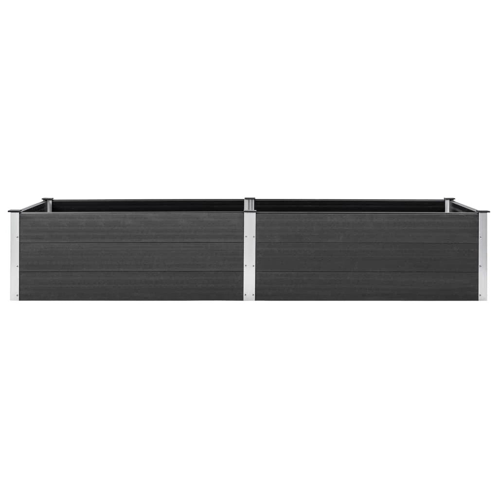vidaXL vidaXL Garden Raised Bed 200x50x54 cm WPC Grey - Raised Beds