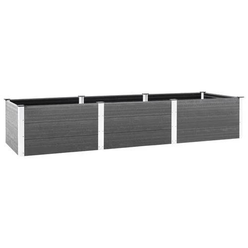 vidaXL Garden Raised Bed 200x50x54 cm WPC Grey by vidaXL