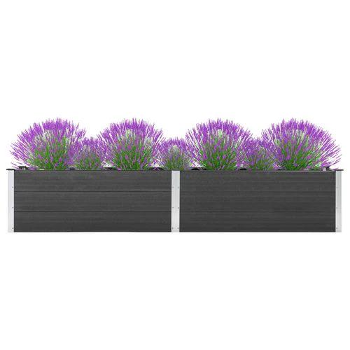 vidaXL Garden Raised Bed 200x50x54 cm WPC Grey by vidaXL