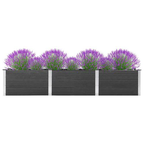vidaXL Garden Raised Bed 200x50x54 cm WPC Grey by vidaXL