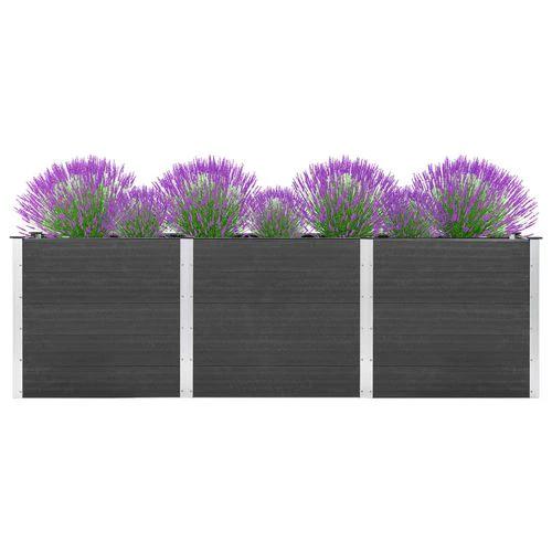 vidaXL Garden Raised Bed 200x50x54 cm WPC Grey by vidaXL