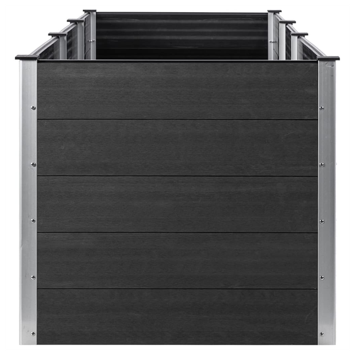 vidaXL Garden Raised Bed 200x50x54 cm WPC Grey by vidaXL