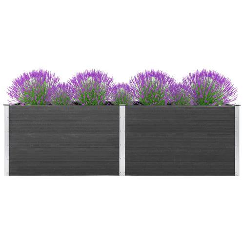 vidaXL Garden Raised Bed 200x50x54 cm WPC Grey by vidaXL