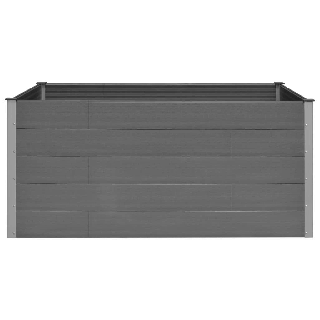 vidaXL vidaXL Garden Raised Bed 250x50x54 cm WPC Grey - Uncategorized Raised Beds