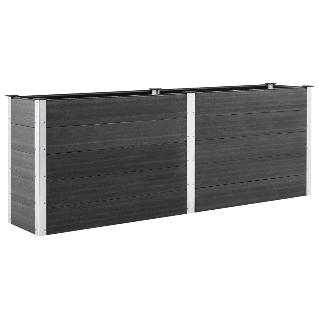 vidaXL Garden Raised Bed 250x50x54 cm WPC Grey by vidaXL