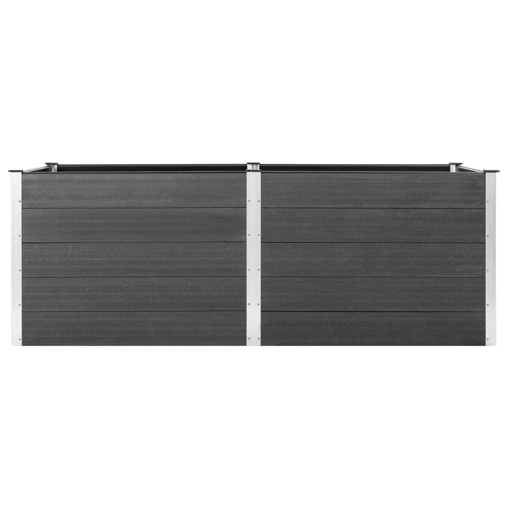 vidaXL vidaXL Garden Raised Bed 250x50x54 cm WPC Grey - Uncategorized Raised Beds