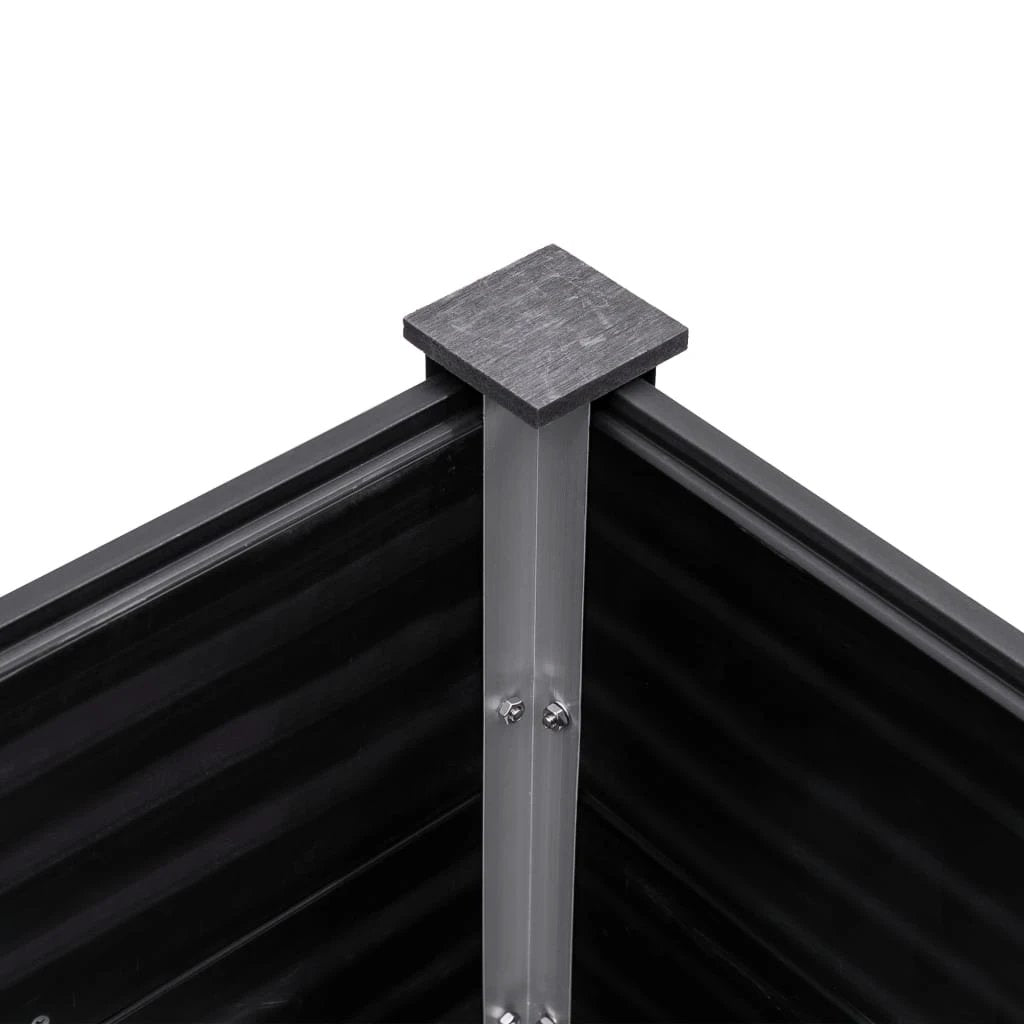 vidaXL Garden Raised Bed 250x50x54 cm WPC Grey by vidaXL
