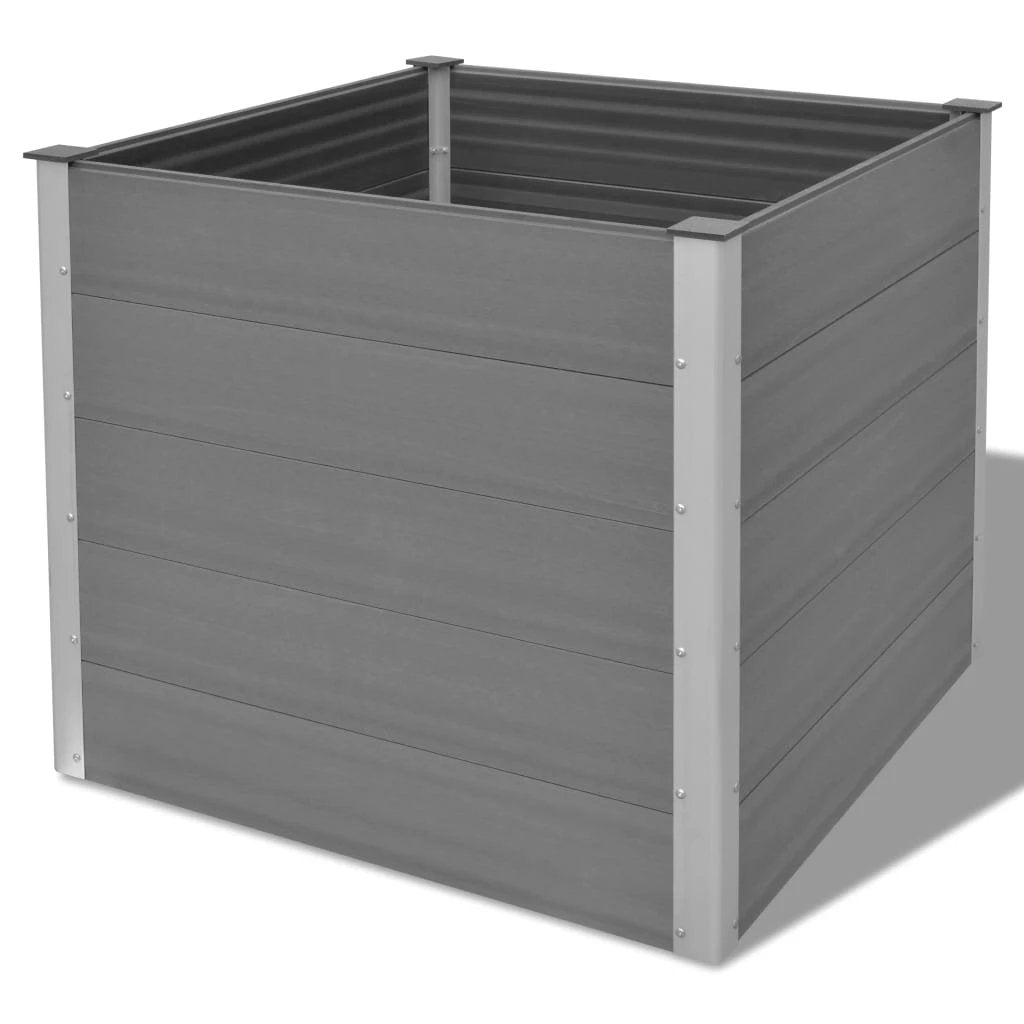 vidaXL vidaXL Garden Raised Bed 250x50x54 cm WPC Grey - Uncategorized Raised Beds