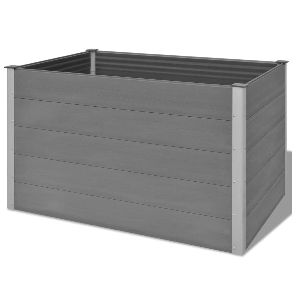 vidaXL Garden Raised Bed 250x50x54 cm WPC Grey by vidaXL