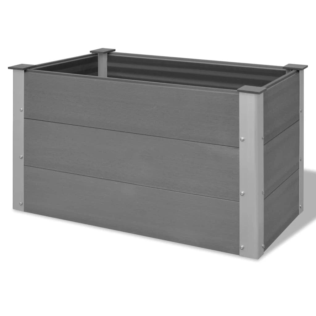 vidaXL vidaXL Garden Raised Bed 250x50x54 cm WPC Grey - Uncategorized Raised Beds