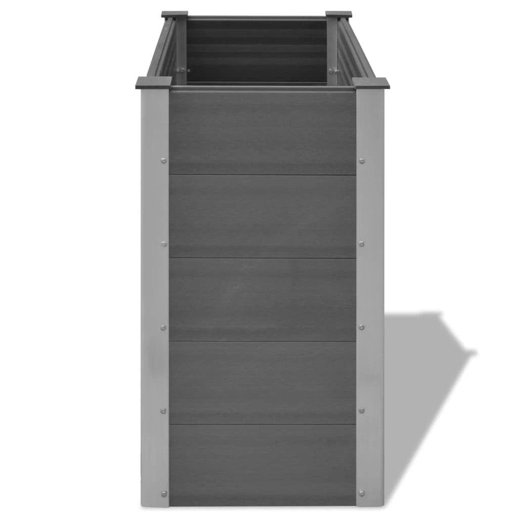 vidaXL Garden Raised Bed 250x50x54 cm WPC Grey by vidaXL