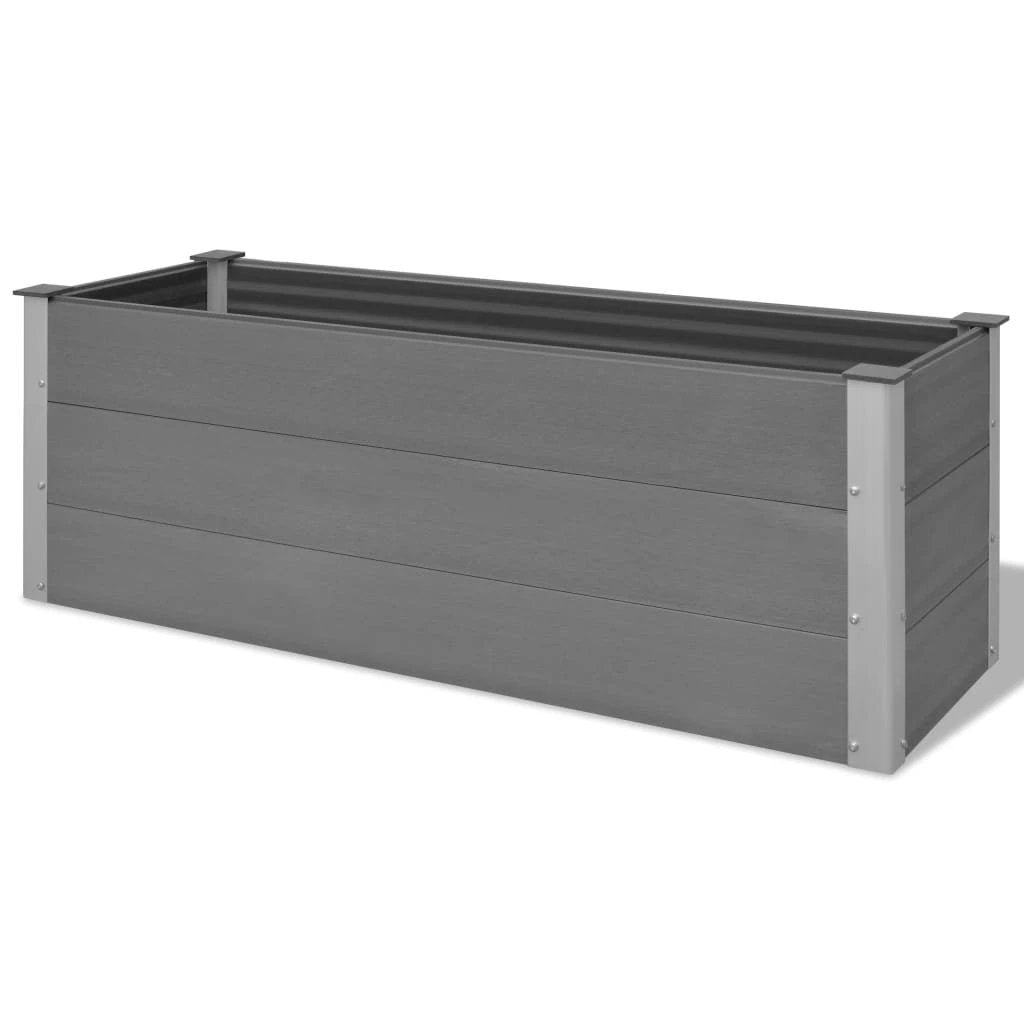 vidaXL Garden Raised Bed 250x50x54 cm WPC Grey by vidaXL