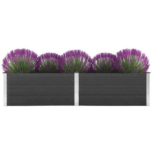 vidaXL Garden Raised Bed 250x50x54 cm WPC Grey by vidaXL