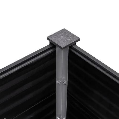vidaXL vidaXL Garden Raised Bed 250x50x54 cm WPC Grey - Uncategorized Raised Beds