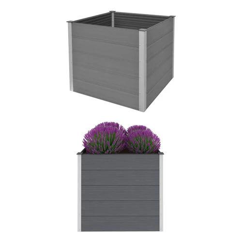 vidaXL Garden Raised Bed 250x50x54 cm WPC Grey by vidaXL