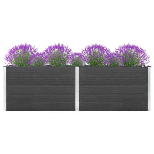 vidaXL Garden Raised Bed 250x50x54 cm WPC Grey by vidaXL