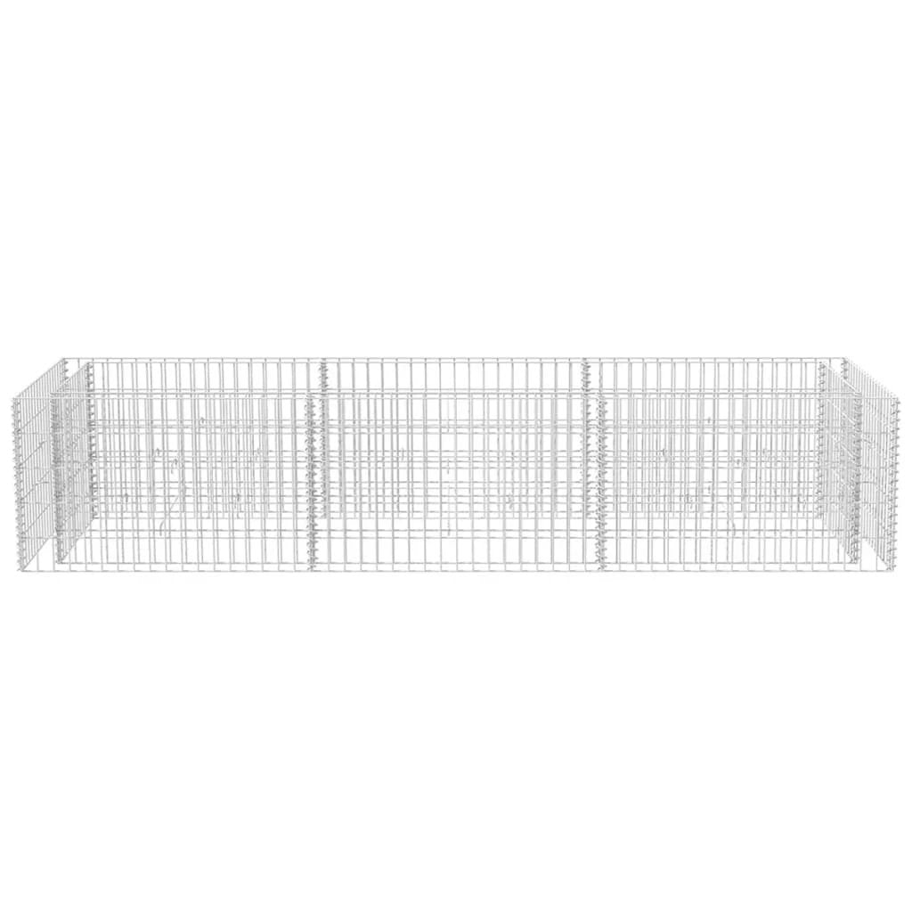 vidaXL Gabion Raised Bed Steel 360x90x100 cm by vidaXL