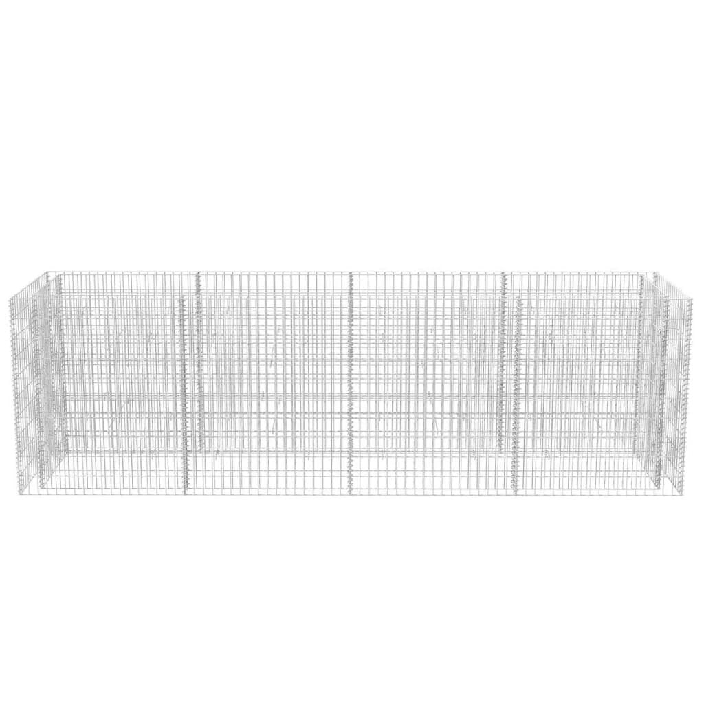 vidaXL vidaXL Gabion Raised Bed Steel 360x90x100 cm - Raised Beds