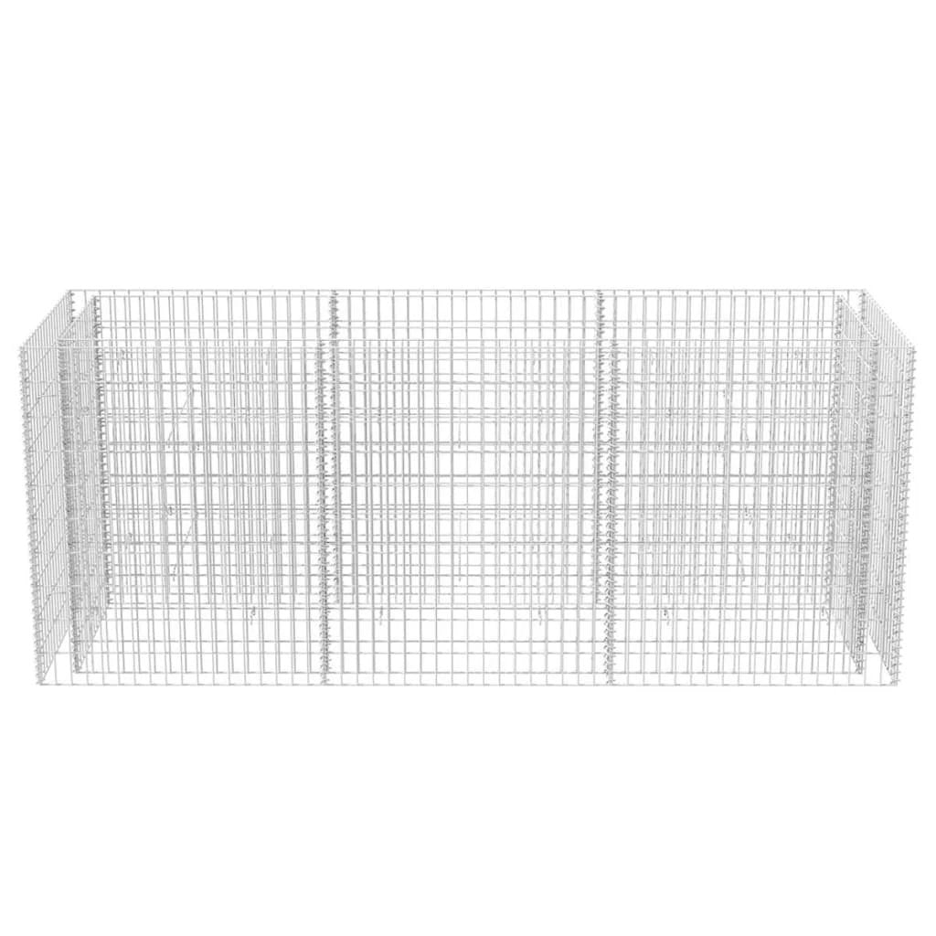 vidaXL Gabion Raised Bed Steel 360x90x100 cm by vidaXL