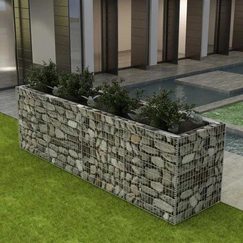 vidaXL vidaXL Gabion Raised Bed Steel 360x90x100 cm - Raised Beds
