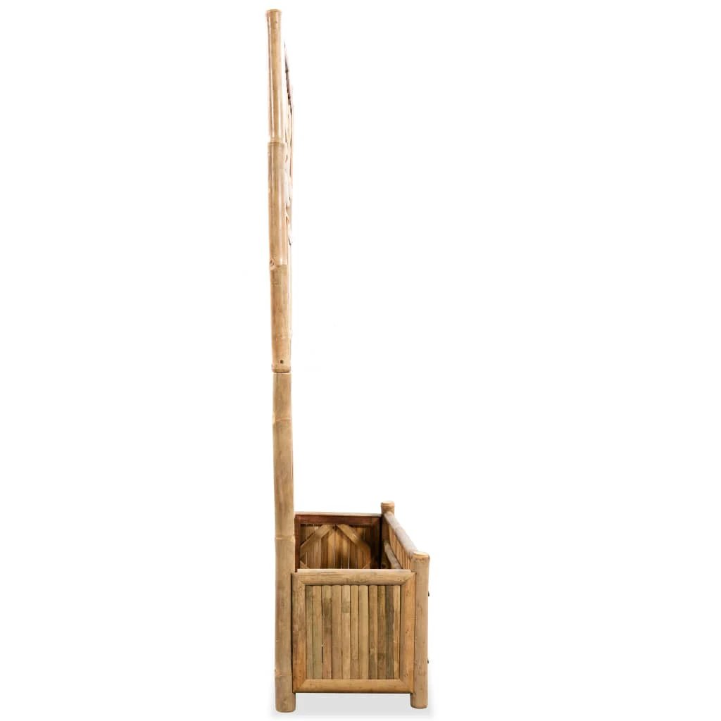 vidaXL Garden Raised Bed with Trellis Bamboo 40 cm by vidaXL