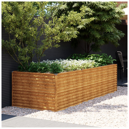 vidaXL Garden Raised Bed 290x100x69 cm Corten Steel by vidaXL