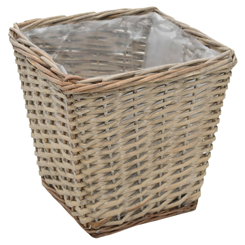 vidaXL Raised Bed 3 pcs Wicker with PE Lining by vidaXL