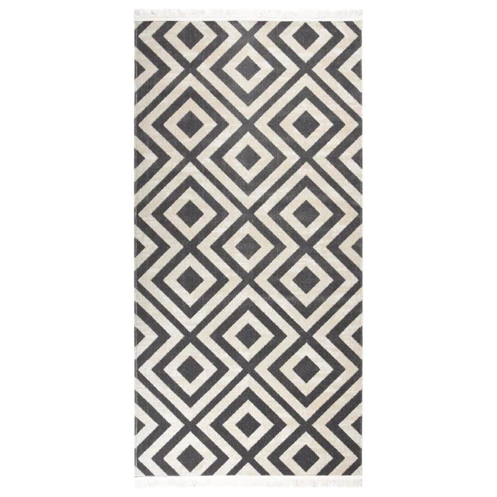vidaXL Outdoor Rug Flatweave vidaXL 80x150 cm Yellow - Uncategorized Rug