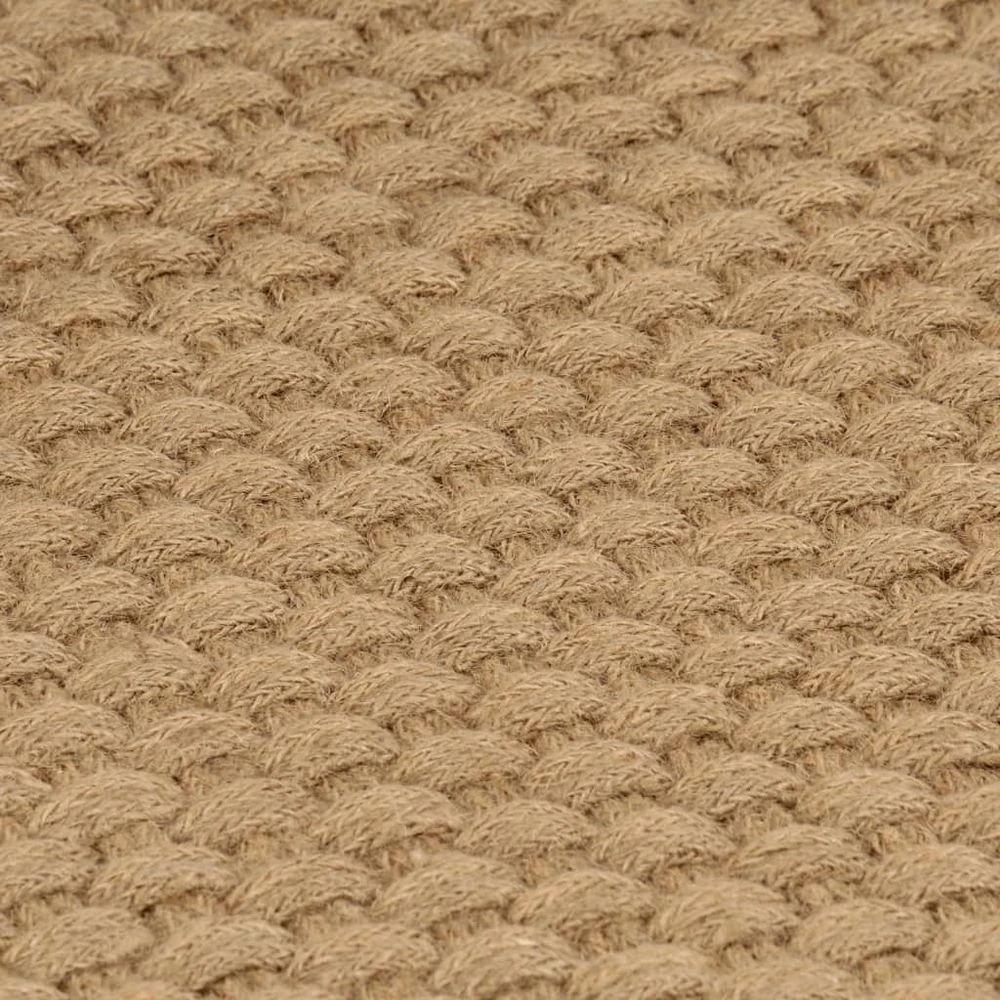 vidaXL Rug Rectangular Natural 80x160 cm Jute - Rug