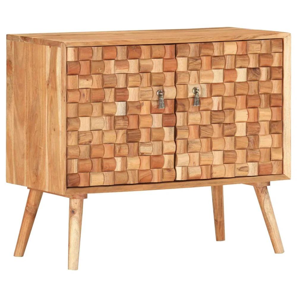 Sideboard 75x35x65 cm vidaXL Solid Acacia Wood by vidaXL