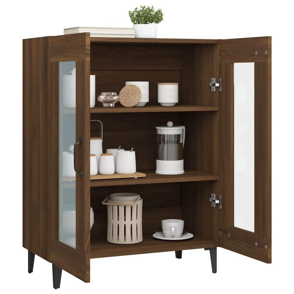 Sideboard Brown Oak 69.5x34x90 cm vidaXL Engineered Wood by vidaXL