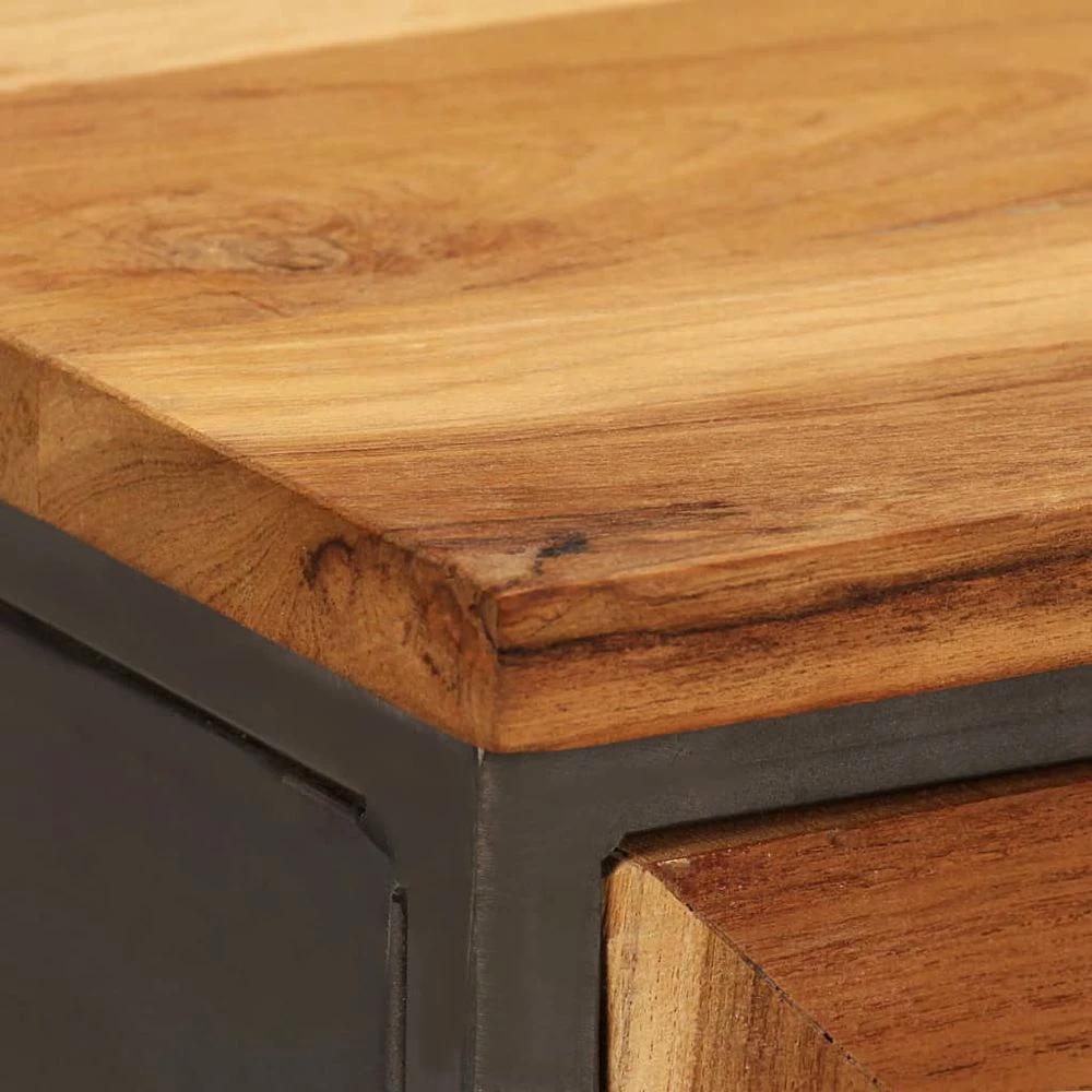 Sideboard Recycled Teak and Steel vidaXL 65x30x70 cm by vidaXL