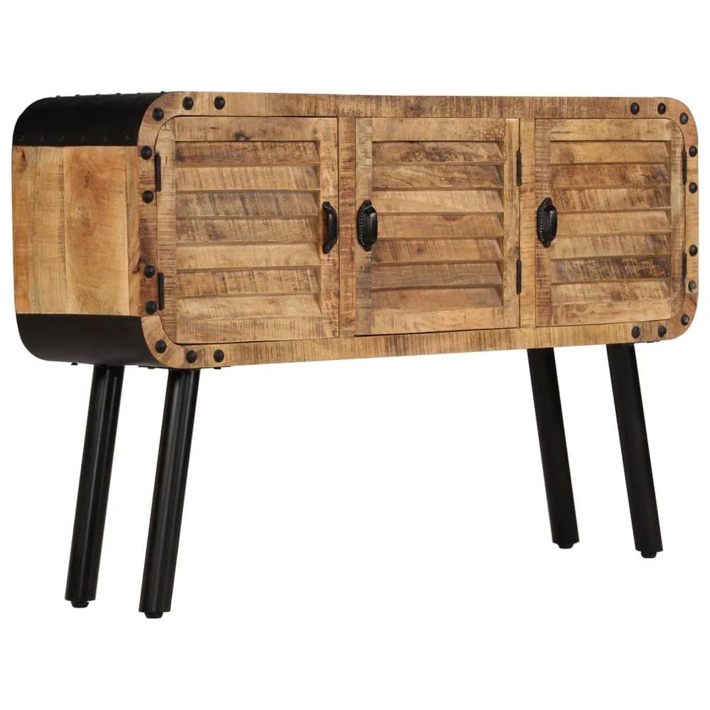 Sideboard Solid Mango Wood vidaXL 120x30x76 cm by vidaXL