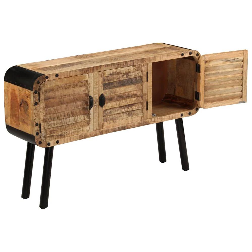 Sideboard Solid Mango Wood vidaXL 120x30x76 cm by vidaXL