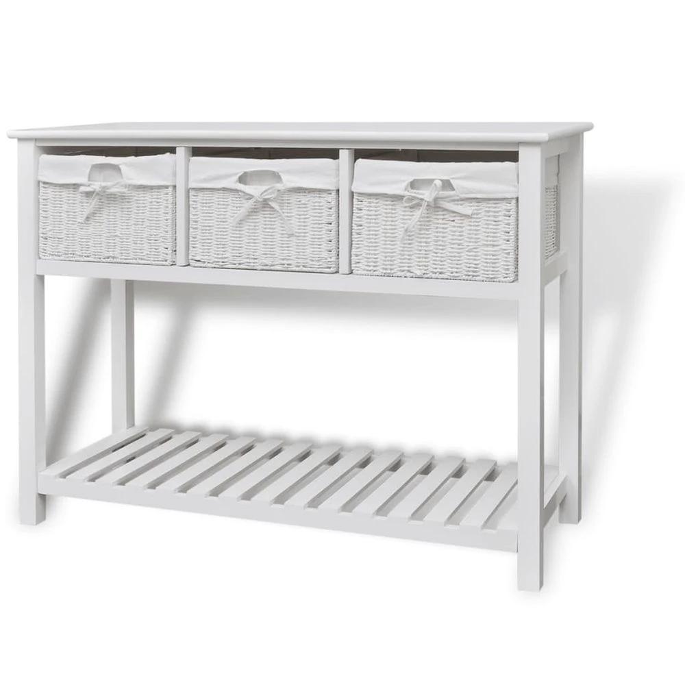 Storage Sideboard White vidaXL Home Decor by vidaXL