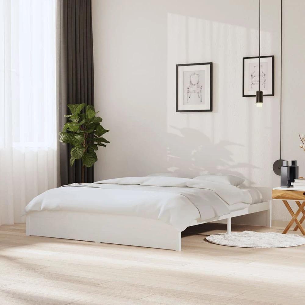 vidaXL Bed Frame Solid Wood vidaXL 75x190 cm Small Single - Uncategorized Single Bed