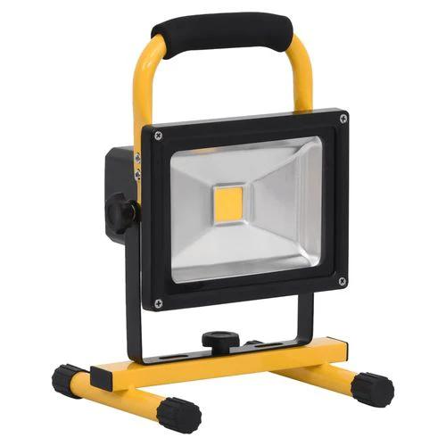 vidaXL Rechargeable LED Spotlight with Handle 30 W Cold White - Spotlight