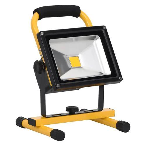 vidaXL Rechargeable LED Spotlight with Handle 30 W Cold White - Spotlight