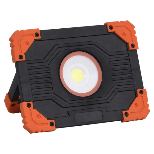 vidaXL Portable LED Spotlight ABS 10 W Cold White by vidaXL