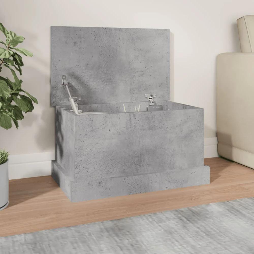 Storage Box White 50x30x28 cm vidaXL Engineered Wood - Storage Box from vidaXL