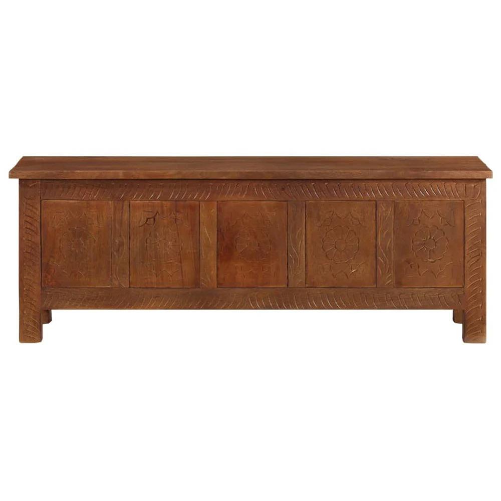 vidaXL Storage Box 110x30x40 cm vidaXL Solid Mango Wood - Uncategorized Storage Box