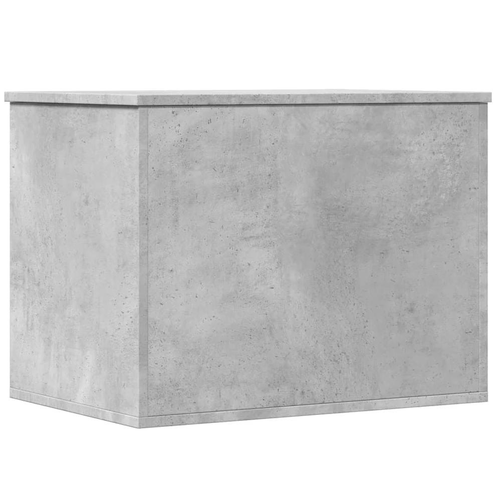 Storage Box Concrete Grey 60x42x46 cm vidaXL Engineered Wood by vidaXL