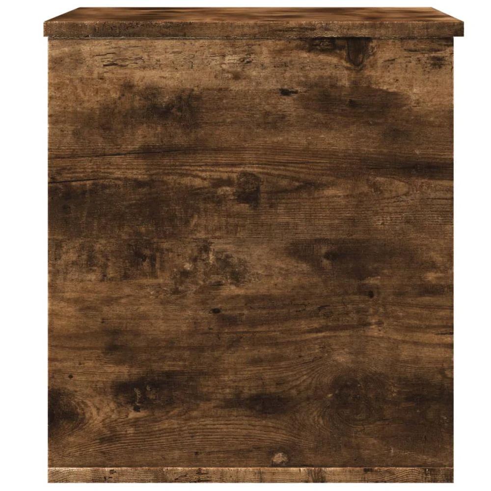 vidaXL Storage Box Smoked Oak 60x42x46 cm vidaXL Engineered Wood - Uncategorized Storage Box