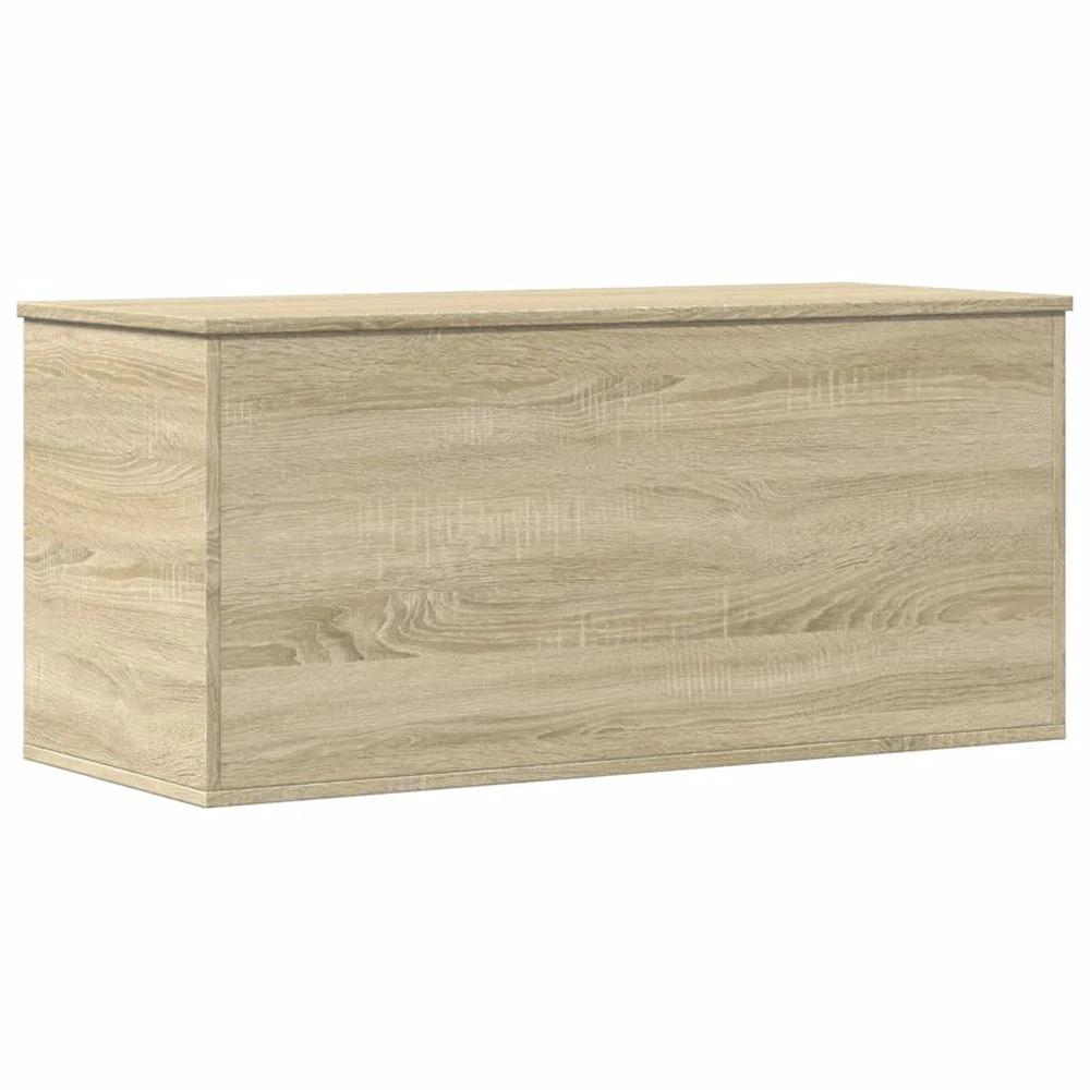 vidaXL Storage Box Sonoma Oak 100x42x46 cm vidaXL Engineered Wood - Uncategorized Storage Box