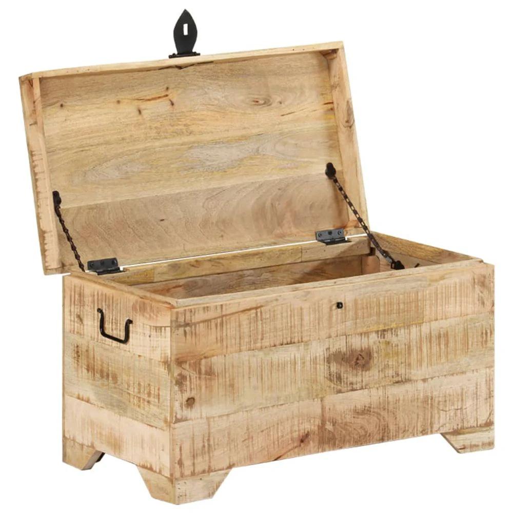 vidaXL Storage Chest vidaXL Solid Rough Mango Wood - Uncategorized Storage Box