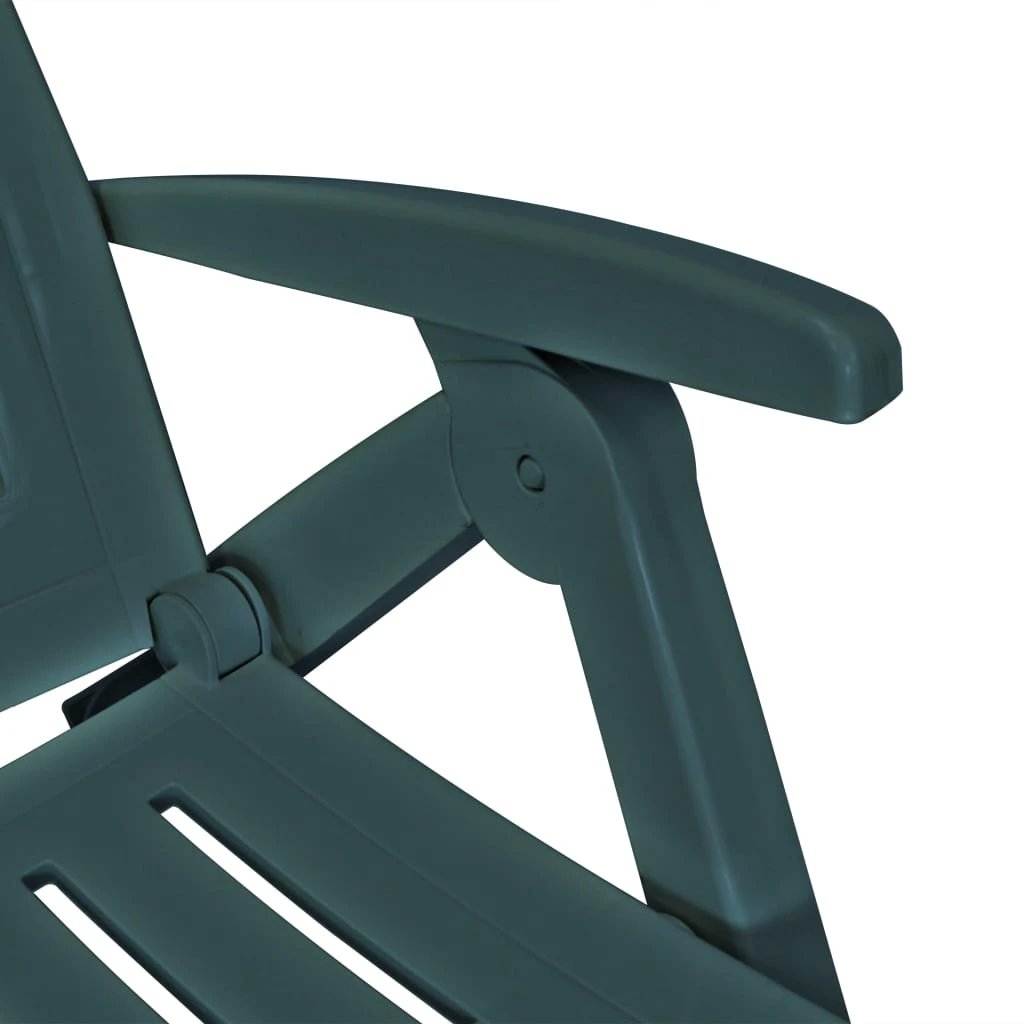 vidaXL Sun Lounger with Footrest Plastic White - Sun Lounger